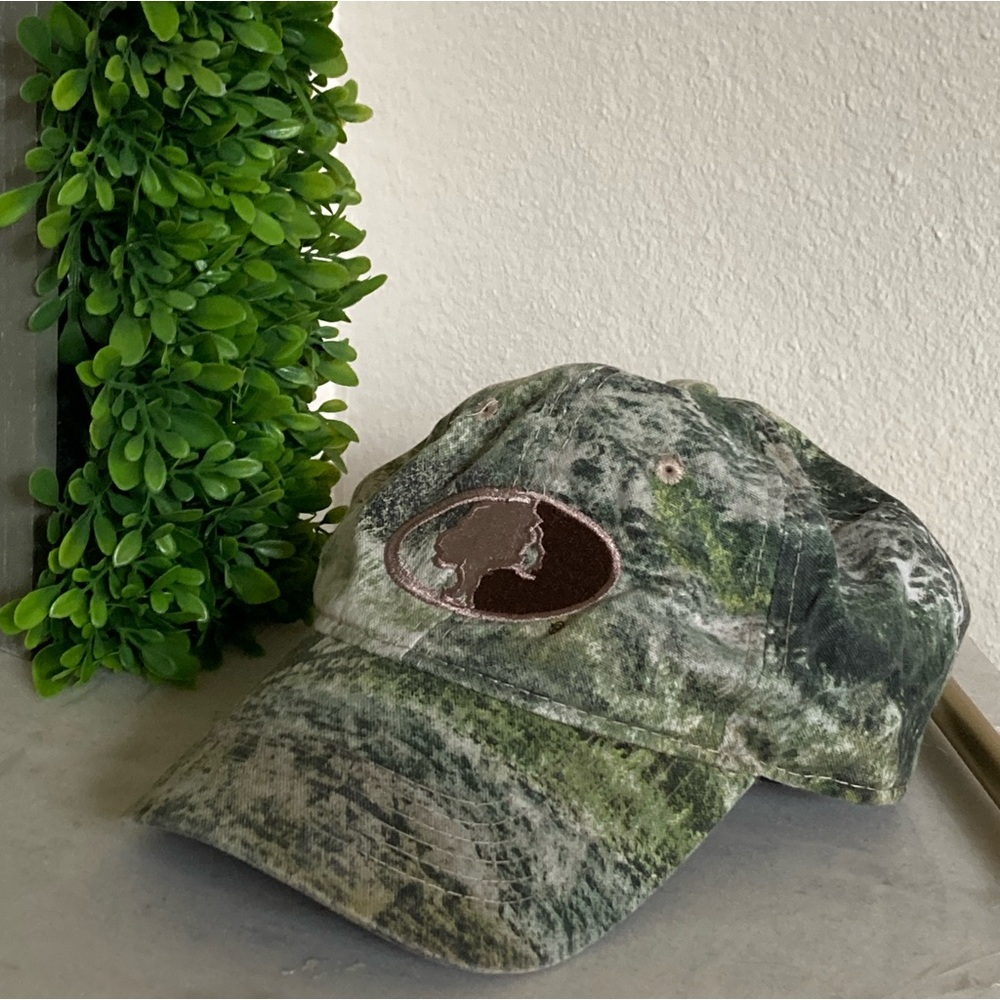 Mossy Oak Camouflage Baseball Cap Hat Adjustable One Size Preowned Very good